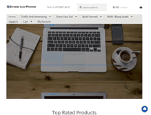 Tablet Screenshot of extremeleadprogram.com